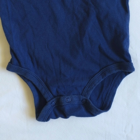 carter's embroidered graphic short sleeve bodysuit diaper shirt 18 months baby - Picture 5 of 6